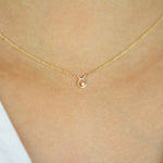 Taurus Zodiac Sign Diamond Necklace