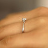 0.24 Carat Moissanite Engagement Ring
