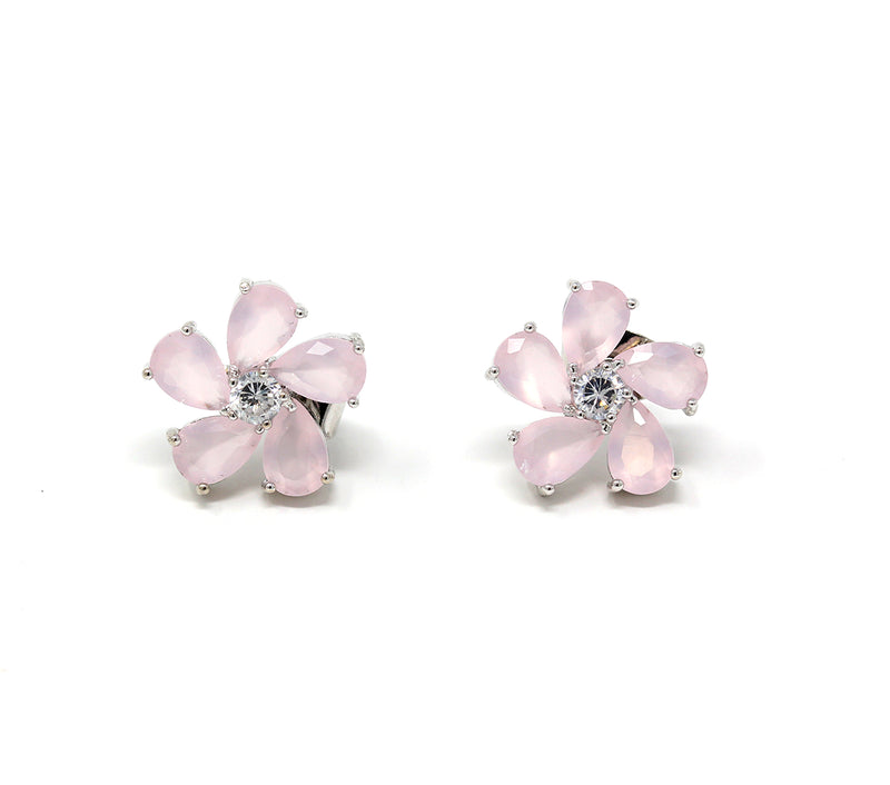 Pink Flower Earring – MAYJUNE