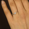 0.24 Carat Moissanite Engagement Ring