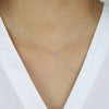 Leo Zodiac Sign Diamond Necklace