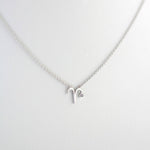 Aries Zodiac Sign Diamond Necklace
