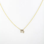 Scorpio Zodiac Sign Diamond Necklace