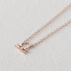 Libra Zodiac Sign Diamond Necklace